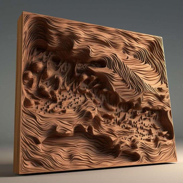 Patterns and decorations (stl Geophaps 1, PATTERN_2097) 3D models for cnc